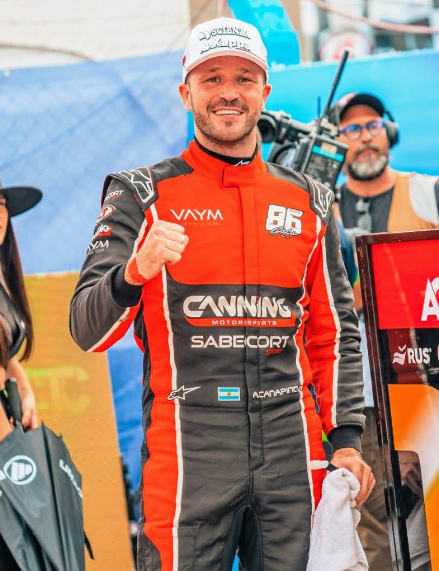 AGUSTÍN CANAPINO. Sólido líder de la 