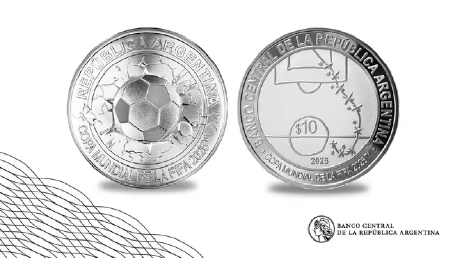 Se agotaron las monedas del Mundial 2026.