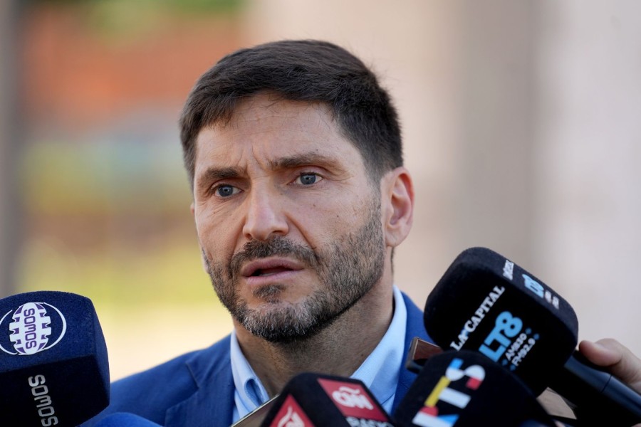 El gobernador de Santa Fe, Maximiliano Pullaro.