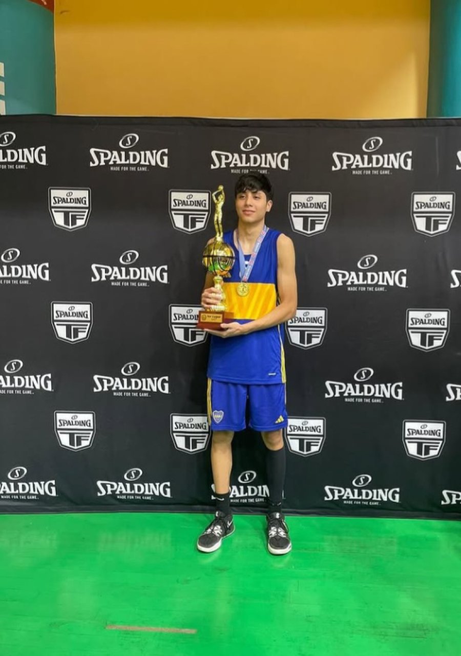 PROMESA. Benjamín Taborda fue invitado por los xeneizes.