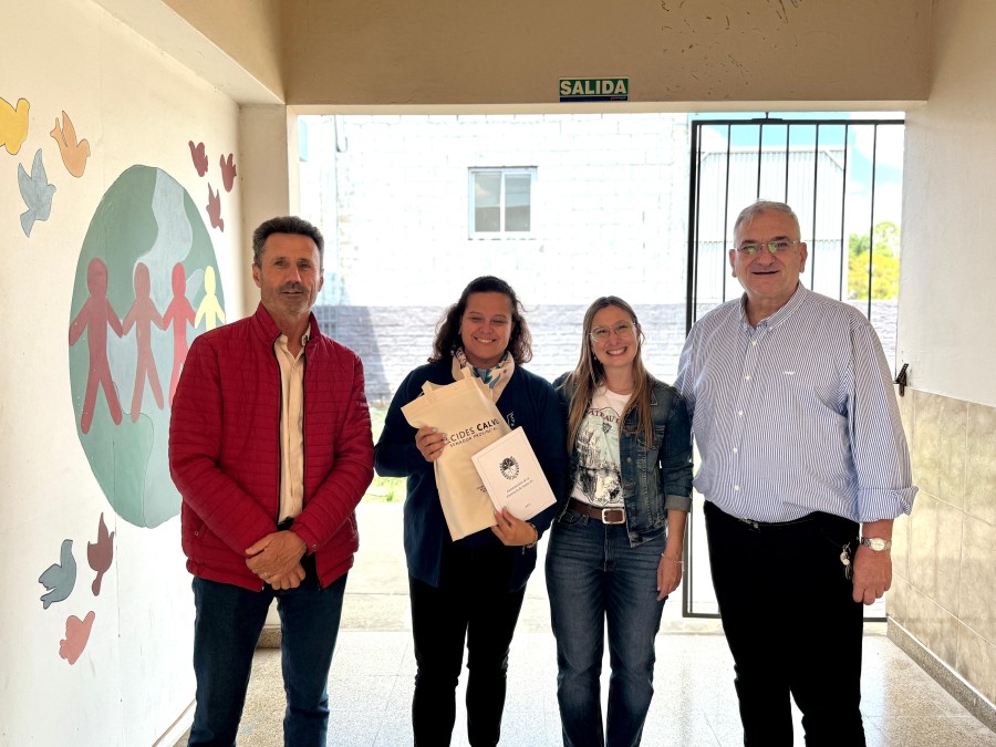 La visita se convirtió en una intensa jornada de trabajo.