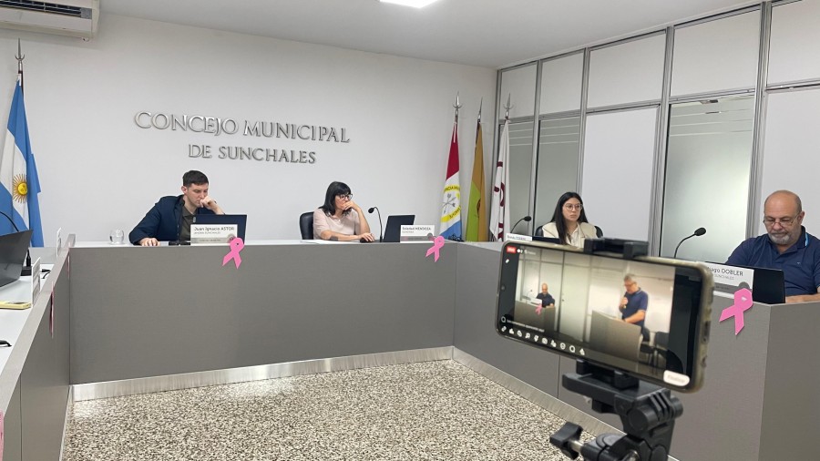 Un momento de la sesión extraordinaria de la víspera.