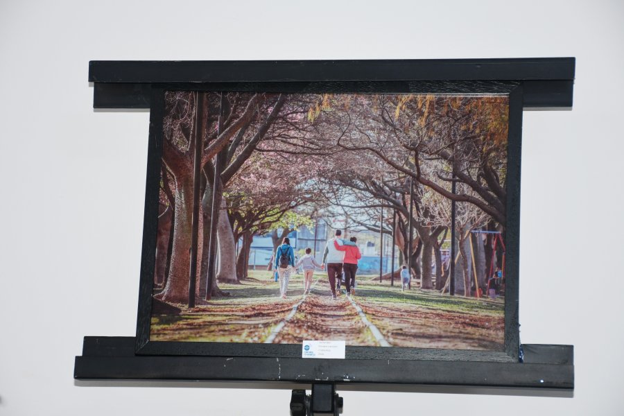 Una de las obras exhibidas.