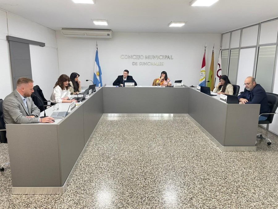 SESIÓN. Los ediles durante el encuentro de ayer.