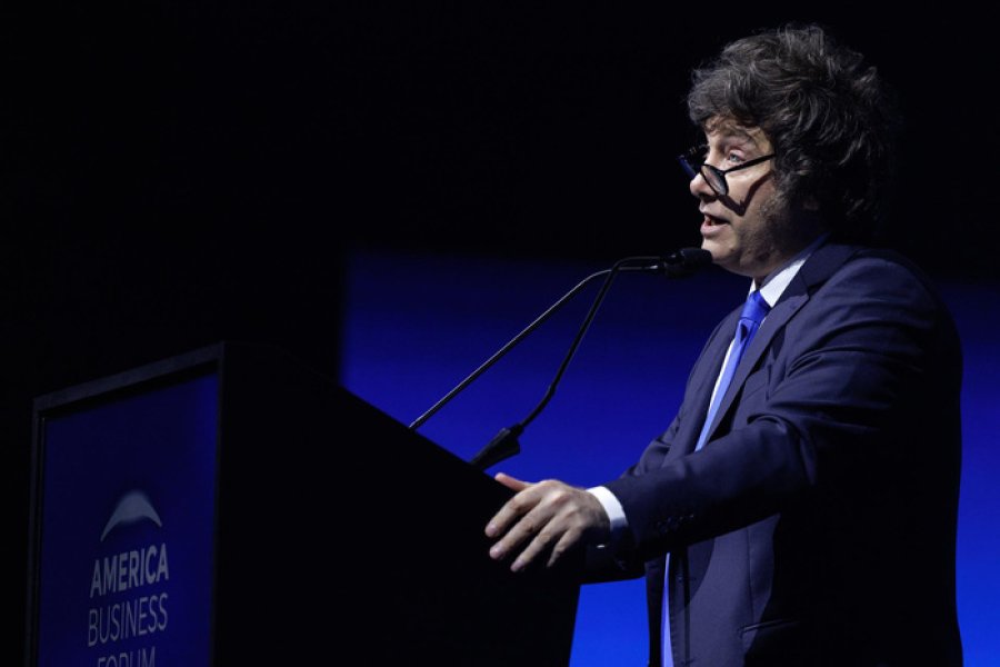 Milei presentó su gobierno como un modelo de "libertad y competencia".