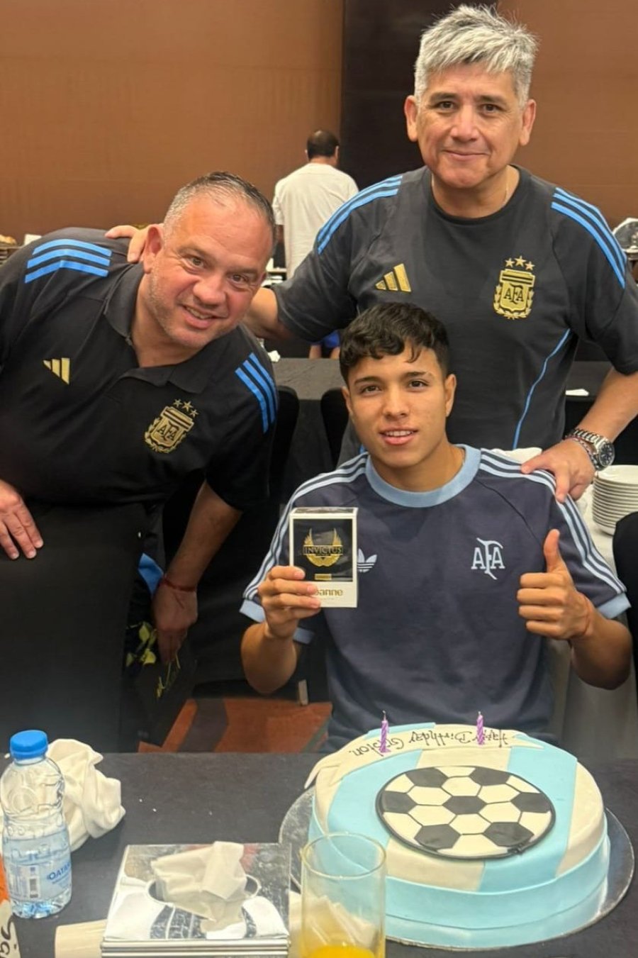 DE CUMPLEAÑOS. Gastón Bouhier festejó los 17 el jueves.