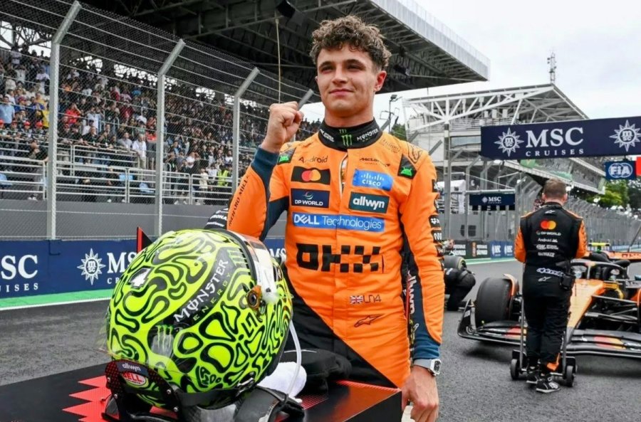 Lando Norris ganó la Carrera Sprint y fue el más veloz en la clasificación.