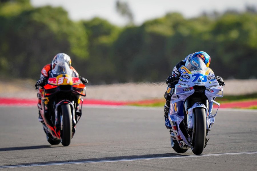 Alex Márquez y Pedro Acosta protagonizaron un vibrante duelo en Portugal.