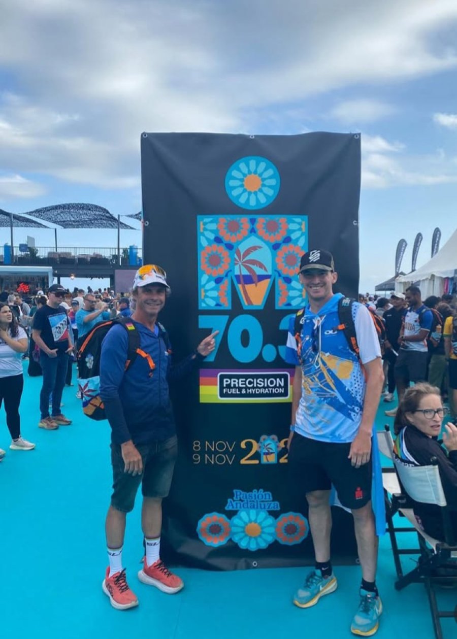 PADRE E HIJO. Sergio y Marcos Peretti.