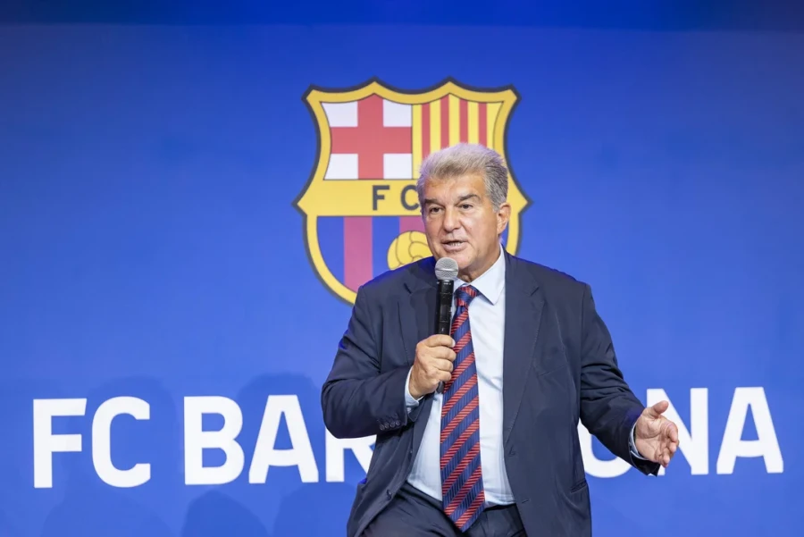 JOAN LAPORTA. Presidente del Barcelona.