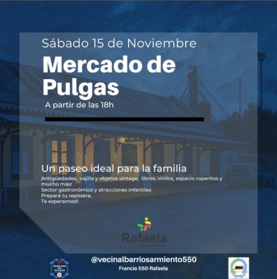 Fin de semana de Mercado de Pulgas.