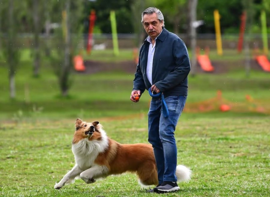 CON DYLAN. “Fuiste parte de mi vida, dándome lealtad, alegría y ternura”, escribió el ex jefe de Estado en sus cuentas, informando sobre la muerte de la mascota.