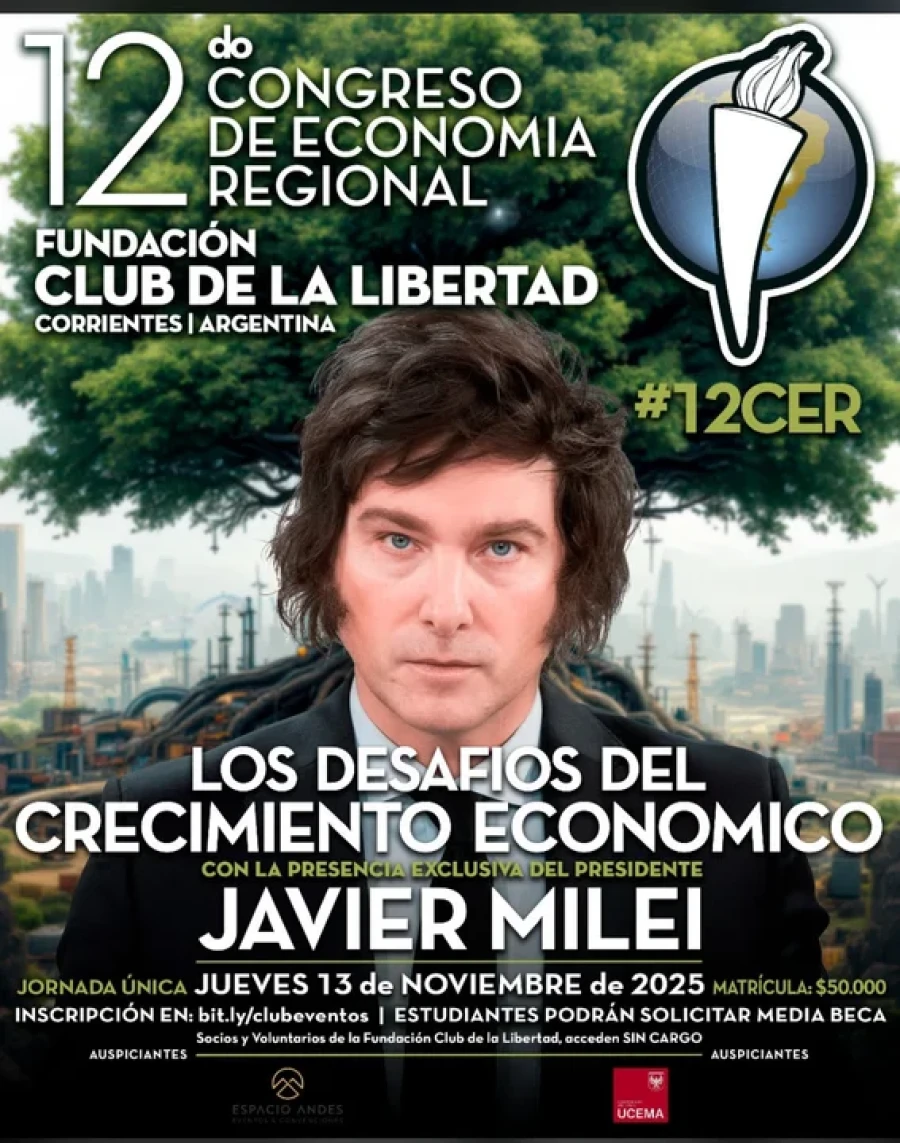 El libertario aspira a tener mayor presencia en el interior del país.