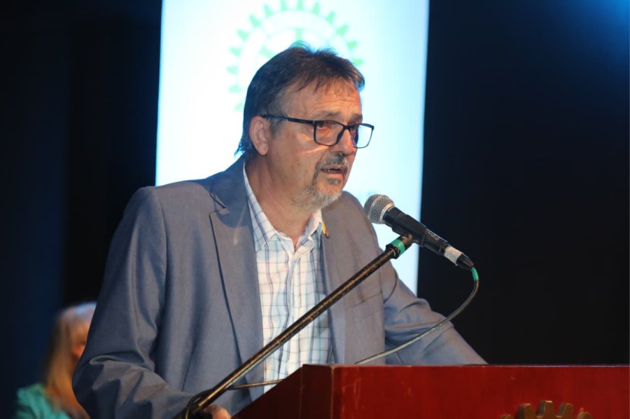 Orlando Calvo, presidente de Rotary Club aportó la bienvenida.