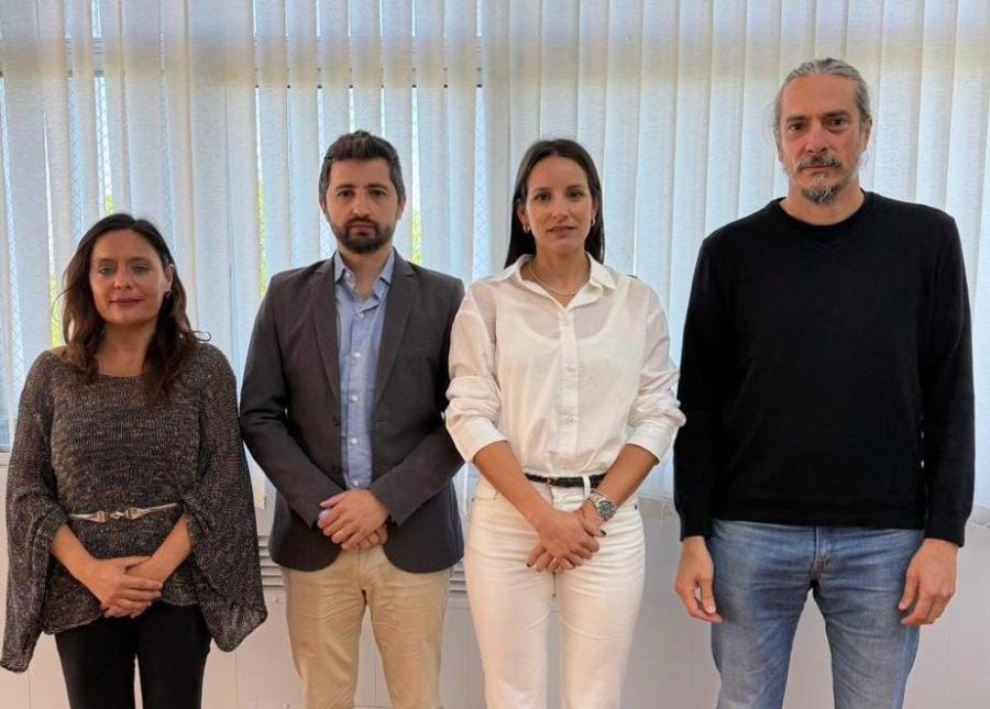 Los concejales Soltermam, Senn, Caruso y Racca.