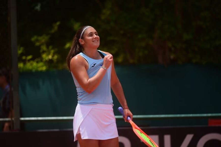 JULIA RIERA. Obtuvo el primer punto de la serie.