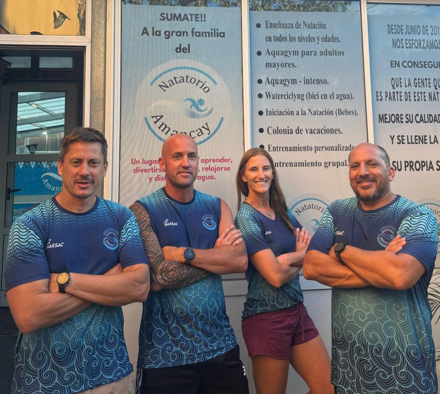 HAY EQUIPO. Germán Mehring, Nicolás Colombero, Gabriela Mezzo y Martín Morgada.