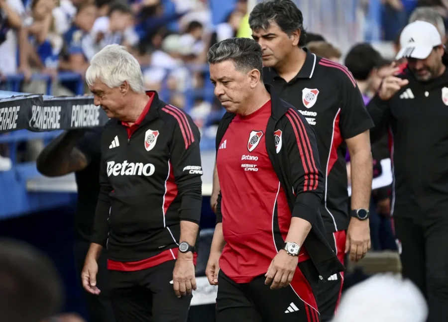 El director técnico de River, Marcelo Gallardo.