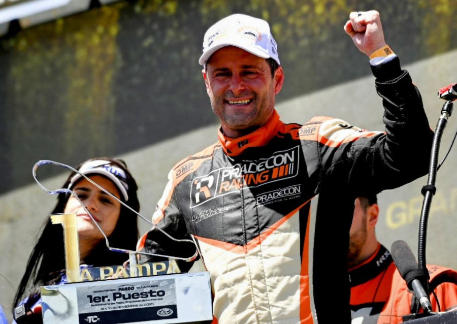 Christian Ledesma festejó su victoria número 27 en el TC.