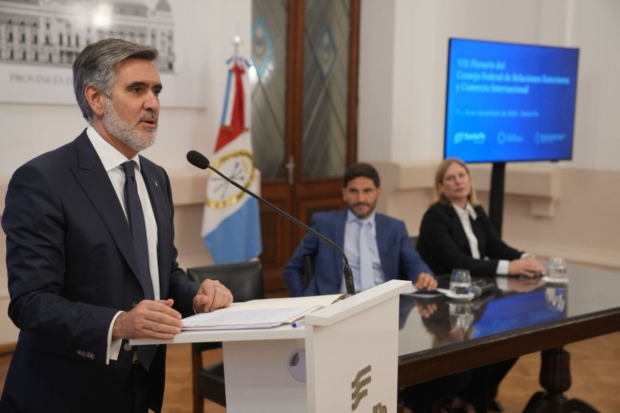 "Santa Fe concentra grandes capacidades, como la log&iacute;stica, esto hace que se ubique como la segunda provincia exportadora del pa&iacute;s", resalt&oacute; Brun. (FOTO SCS)