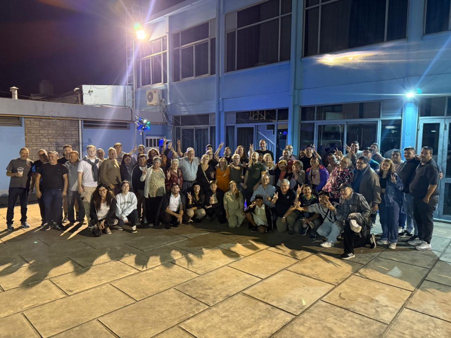 Calvo, Brarda y Lombardo presidieron el acto por el Día de la Militancia Peronista.