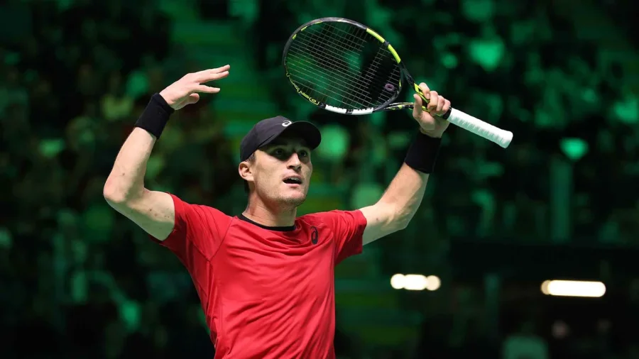 Raphael Collignon consiguió el primer punto para Bélgica.