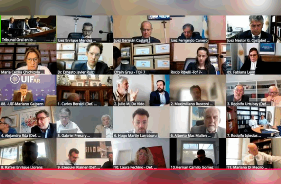 JUICIO. Participaron Cristina Kirchner y otros exfuncionarios entre los acusados de corrupción.