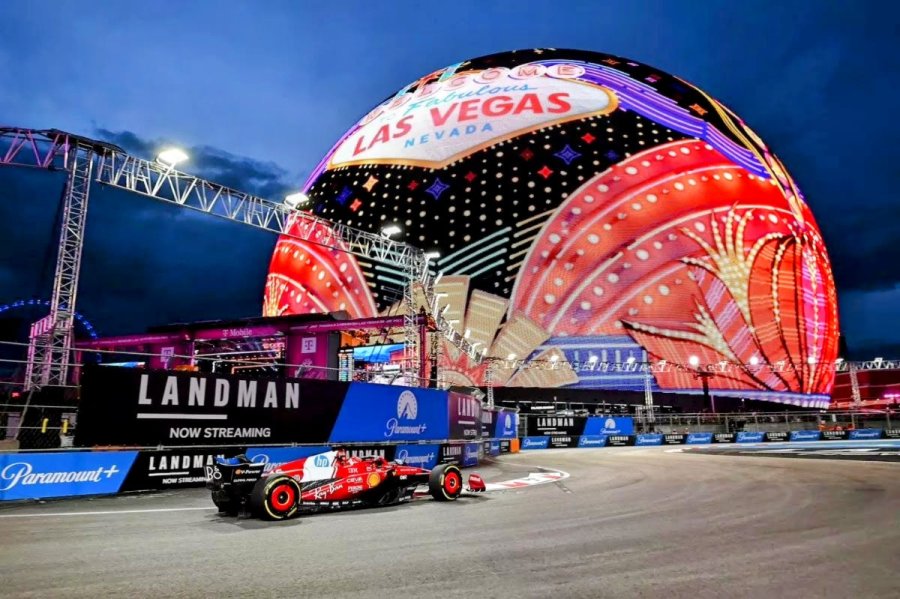 CHARLES LECLERC. El piloto monegasco fue el mejor en la Práctica Libre 1 en Las Vegas.