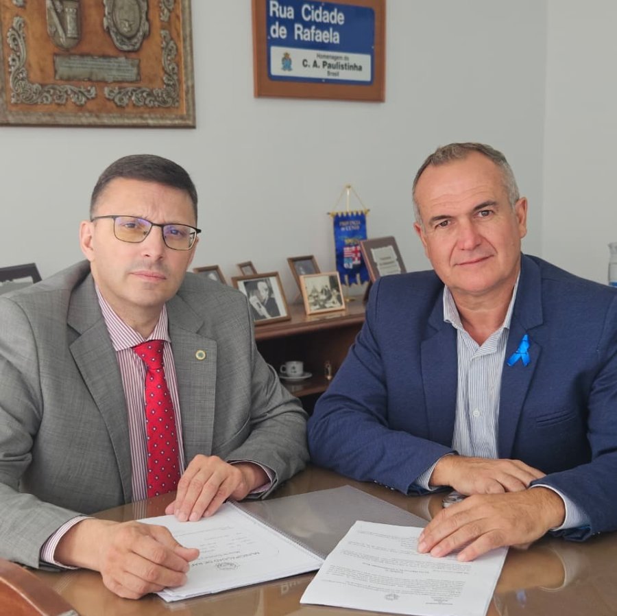 DECISIÓN. Lisandro Mársico y Ceferino Mondino durante la reunión en la Presidencia del Concejo.