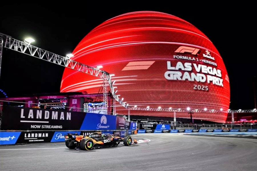 Lando Norris fue el más veloz en la Práctica Libre 2 en Las Vegas.