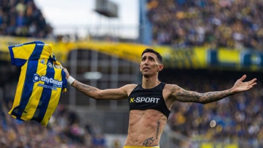 EL CANALLA DE ÁNGEL DI MÁRIA SE MIDE CON EL PINCHA