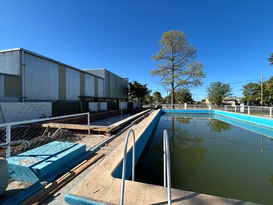 A buen ritmo avanza la obra comunal.