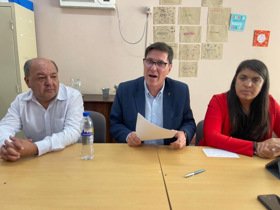 INTERVENCION. ”Vamos a ser muy duros contra quienes no quieren trabajar”, advirtió el ministro Goity, quien estuvo en Reconquista.