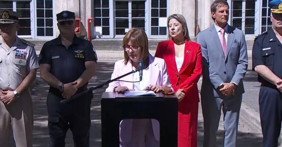 POLEMICA. La ministra de Seguridad presentó la Agencia Nacional de Migraciones y destacó el traspaso del organismo desde Interior hacia su cartera.