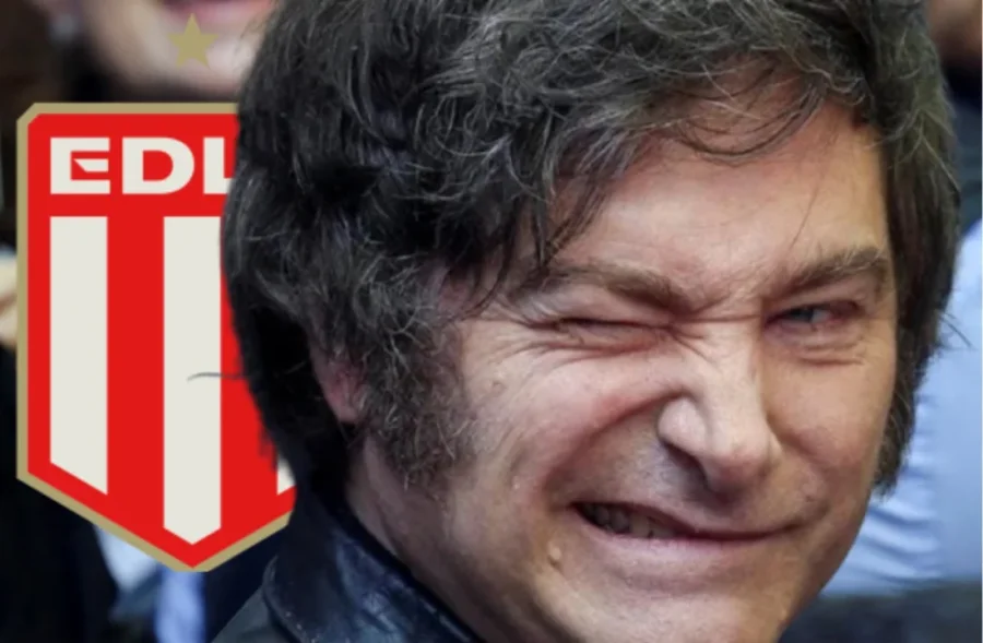 El guiño de Milei a Estudiantes, en plena reunión.