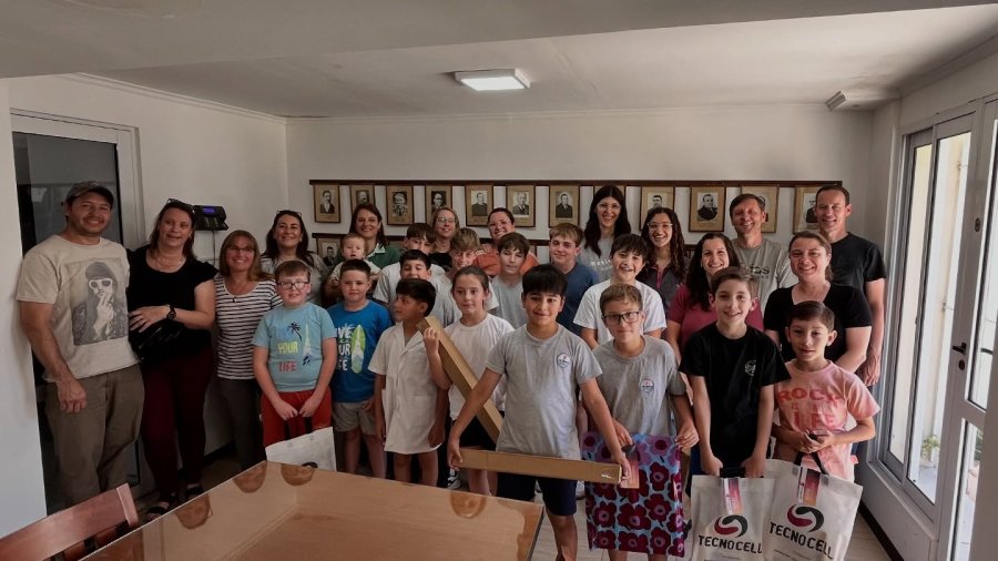 Los distinguidos durante la realización.