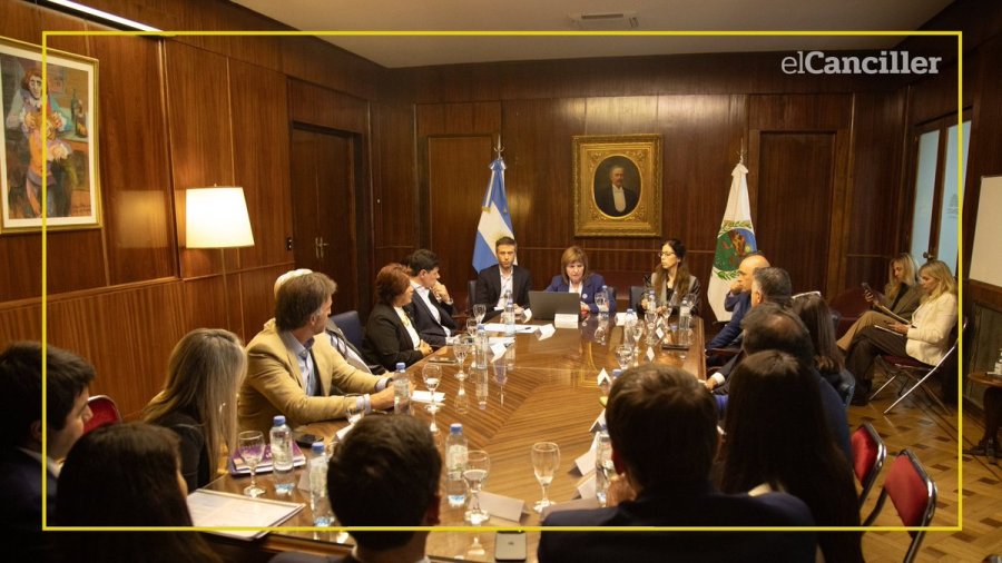 SENADO. Patricia Bullrich reunió al bloque libertario para empezar a avanzar con las reformas del Gobierno.