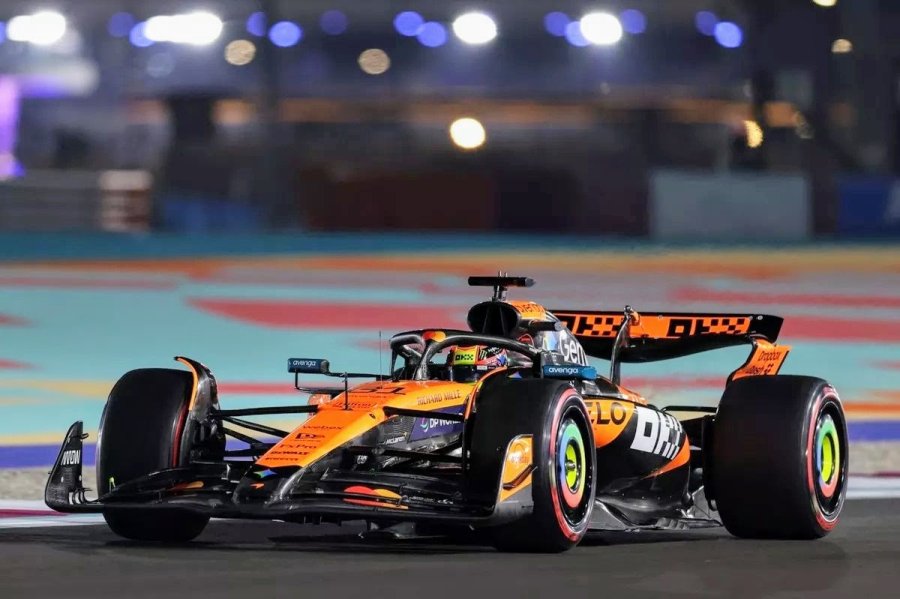 OSCAR PIASTRI. El australiano recuperó el protagonismo y alcanzó la pole en Qatar.