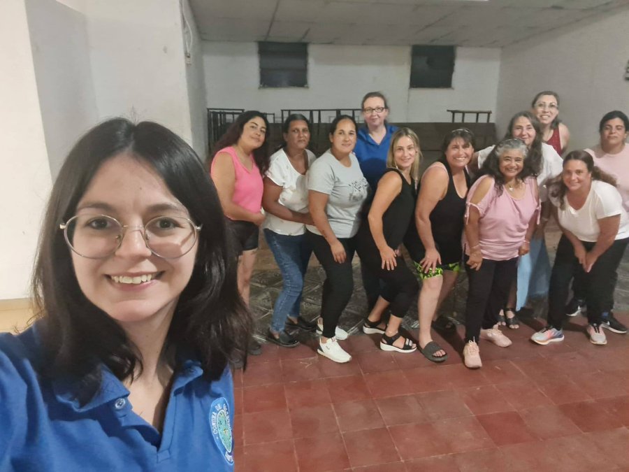 Un instante de la ceremonia de cierre.