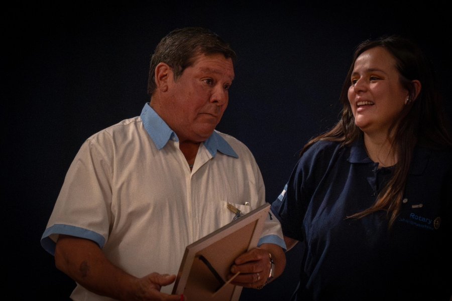 Evaristo Sequeira fue distinguido por Ana Cipolatti.