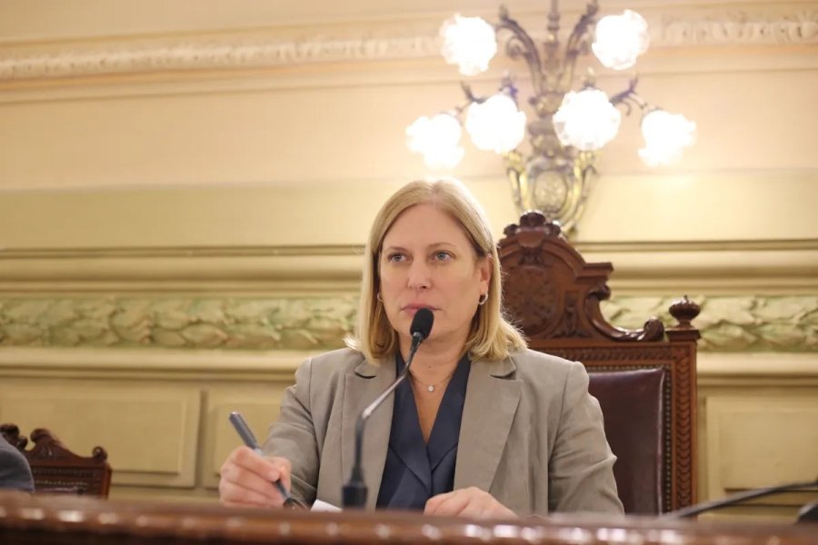 DESPEDIDA. En la sesión del pasado jueves 27 de noviembre, Gisela Scaglia presidió por última vez la Asamblea Legislativa.