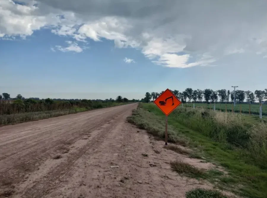 La obra de pavimento de la Ruta 70S no se reanudará al menos por ahora.