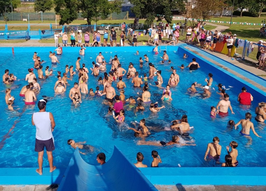PILETA. Todo listo para disfrutar el verano.