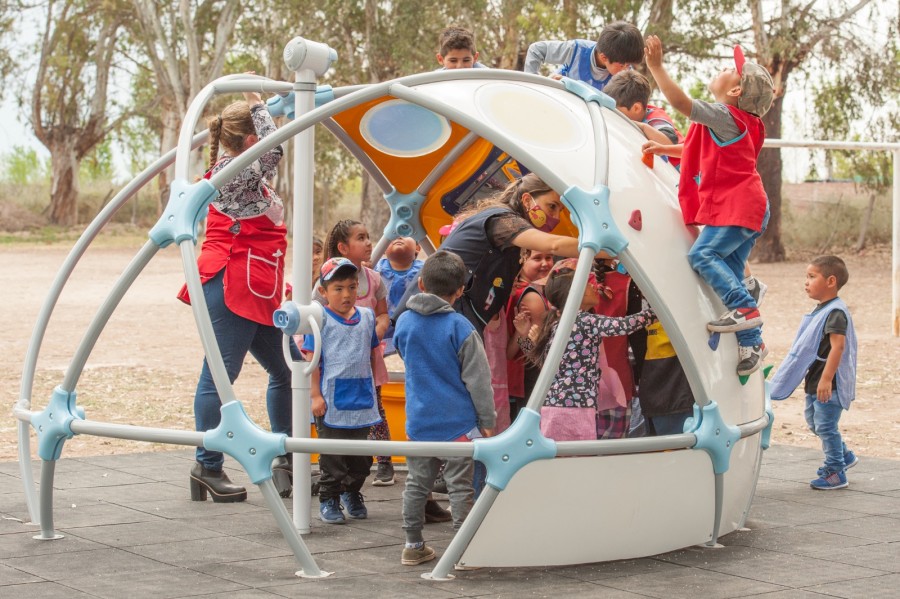 Un aula al aire libre.