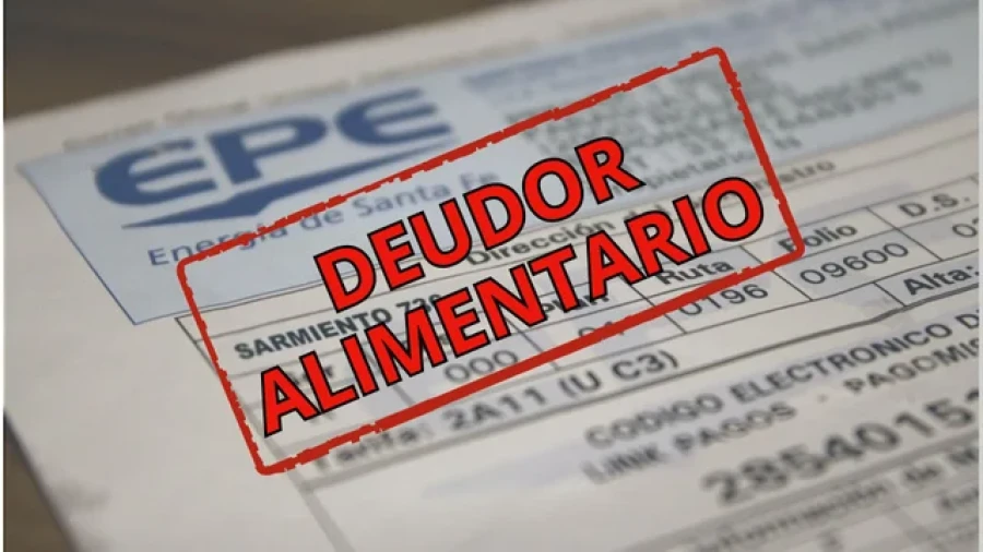 Un deudor alimentario quedará expuesto en la factura de luz.