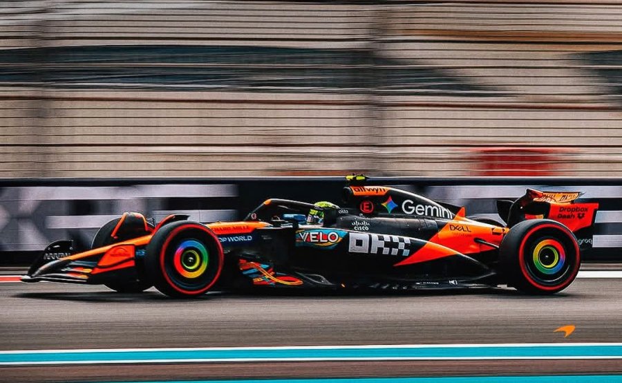 Lando Norris fue el referente en las Prácticas Libres de Abu Dhabi.