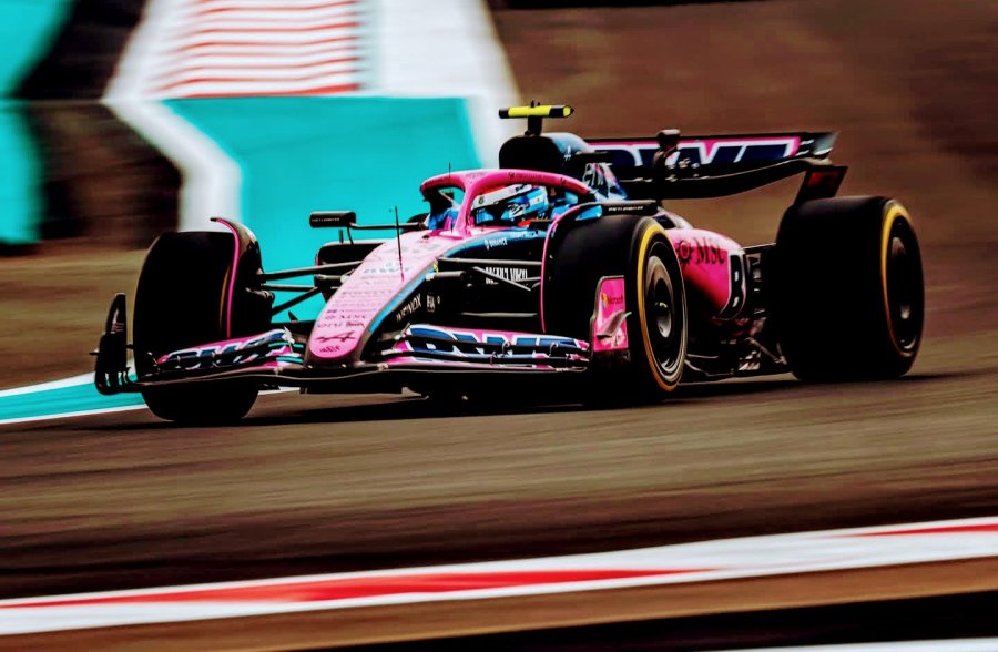 Franco Colapinto fue de mayor a menor en la actividad del viernes en Abu Dhabi.