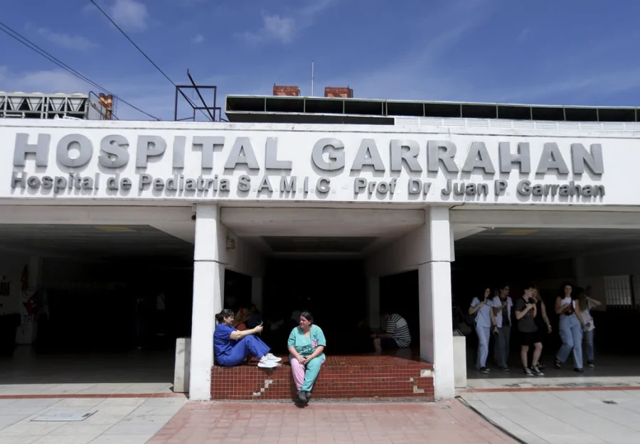 Fachada del Hospital Garrahan.