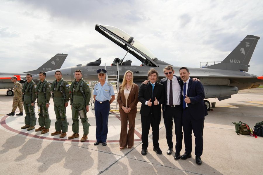 "Hoy más que nunca podemos decir que las fuerzas del cielo nos están acompañando", dijo Milei.