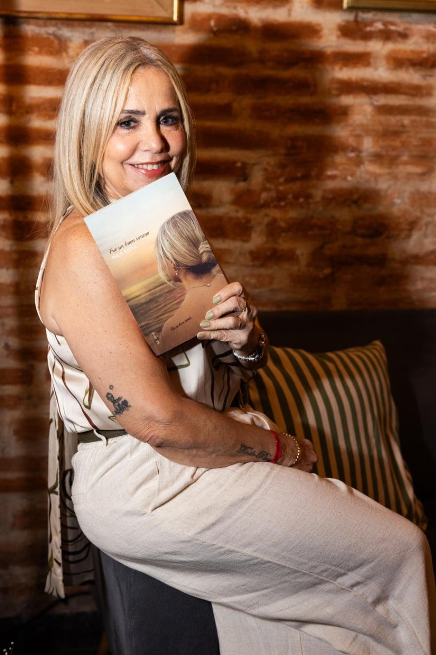 Majo Riera con su publicación